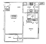 1 Bedroom / 1 Bath